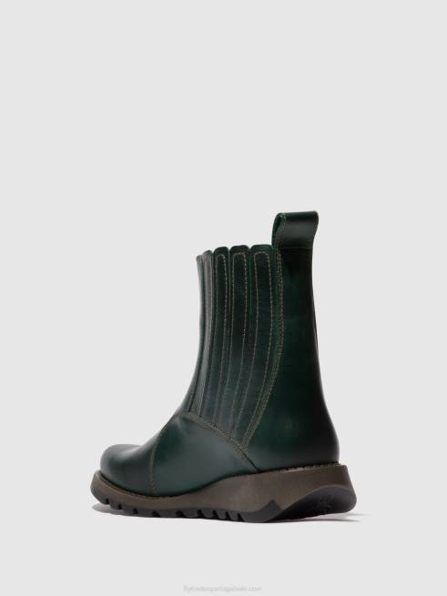 gasolina L02L42 botins com fecho de correr suzy899 Fly London mulheres