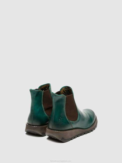 gasolina salva L02L277 botins chelsea Fly London mulheres