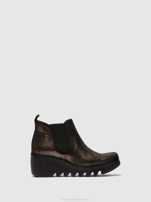 grafite L02L154 bota chelsea byne349 Fly London mulheres