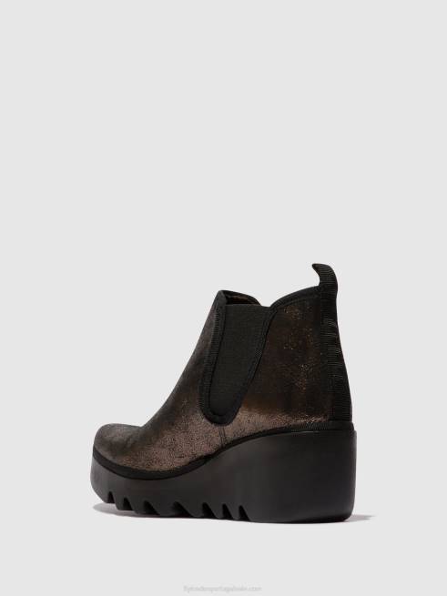 grafite L02L154 bota chelsea byne349 Fly London mulheres