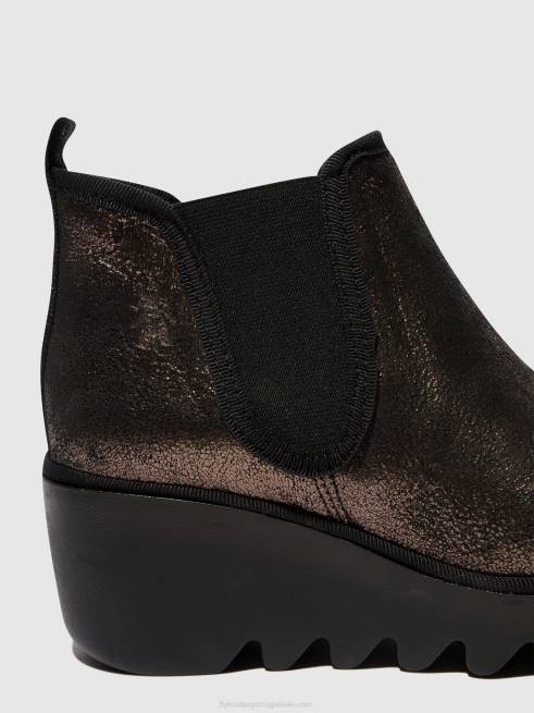 grafite L02L154 bota chelsea byne349 Fly London mulheres