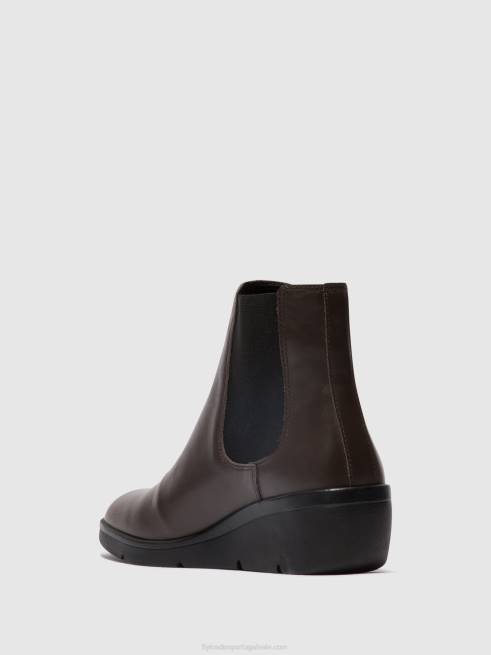 marrom L02L132 bota chelsea nola549 Fly London mulheres