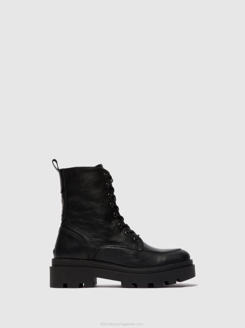 preto L02L104 botins com cadarço jaye878 Fly London mulheres