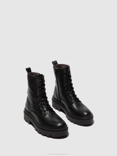 preto L02L104 botins com cadarço jaye878 Fly London mulheres