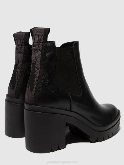 preto L02L120 chelsea botins top520 Fly London mulheres
