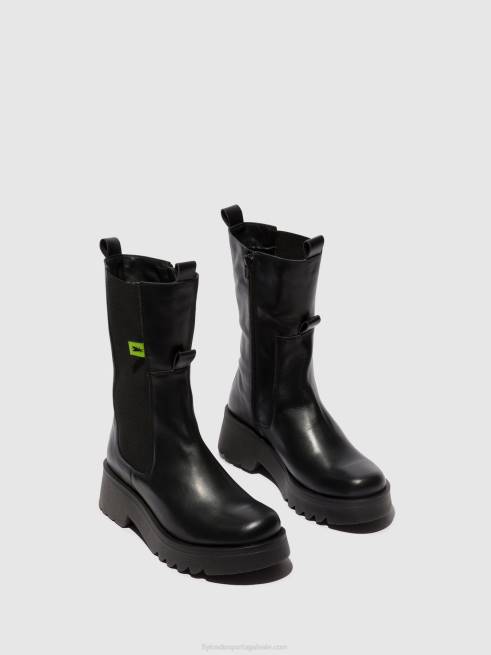 preto L02L136 bota chelsea mide904 Fly London mulheres