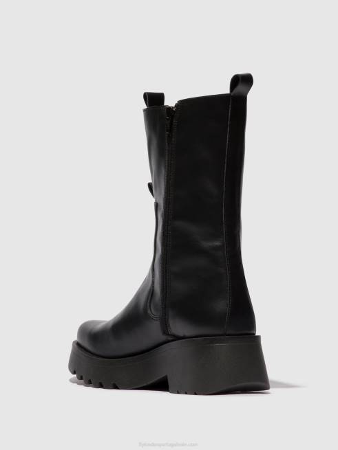 preto L02L136 bota chelsea mide904 Fly London mulheres