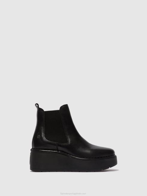 preto L02L138 bota chelsea hama238 Fly London mulheres