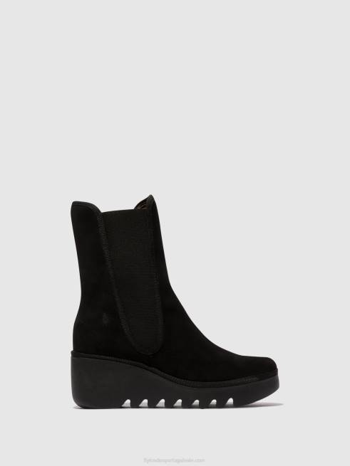 preto L02L145 bota chelsea byro395 Fly London mulheres