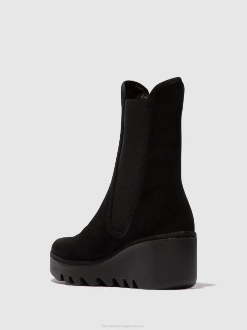 preto L02L145 bota chelsea byro395 Fly London mulheres