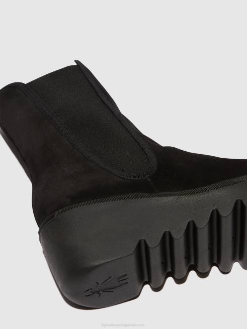 preto L02L145 bota chelsea byro395 Fly London mulheres