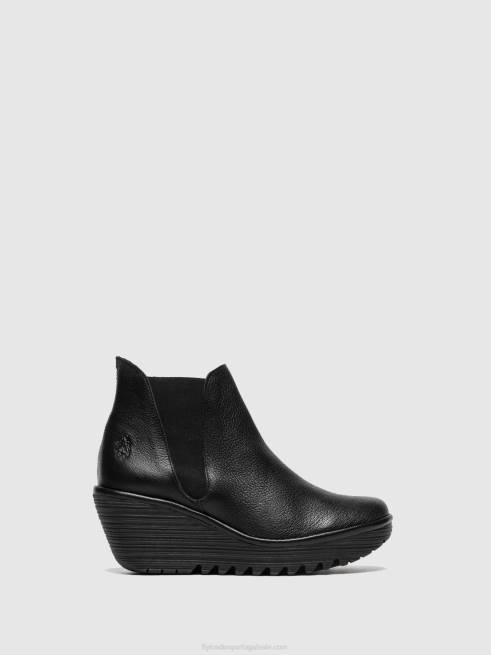 preto L02L281 bota chelsea yoss Fly London mulheres