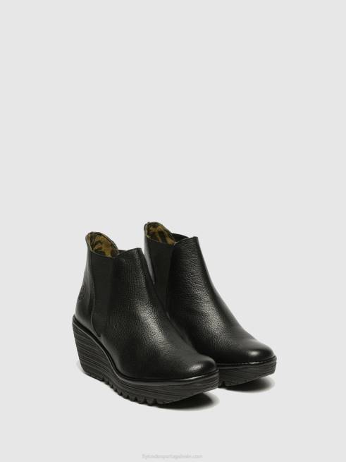 preto L02L281 bota chelsea yoss Fly London mulheres