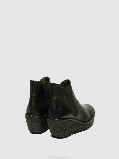 preto L02L281 bota chelsea yoss Fly London mulheres