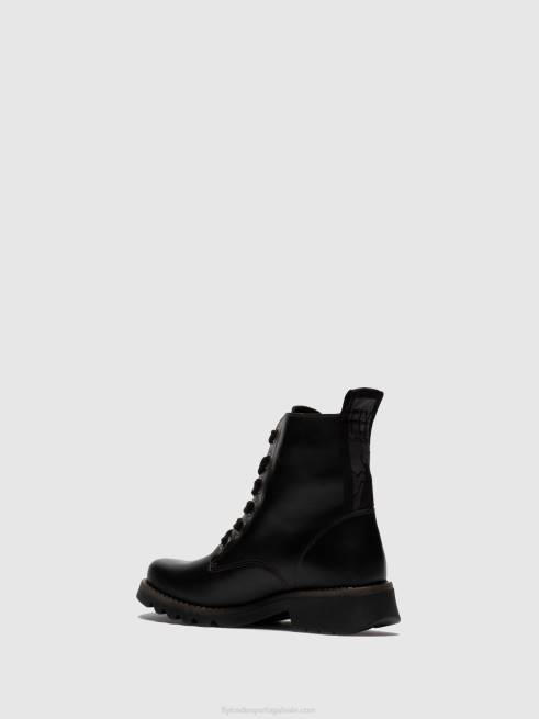preto L02L283 botim com cadarço ragi539 Fly London mulheres