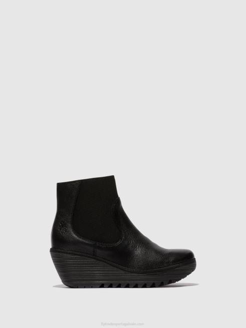 preto L02L7 bota chelsea yade398 Fly London mulheres
