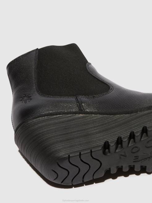 preto L02L7 bota chelsea yade398 Fly London mulheres