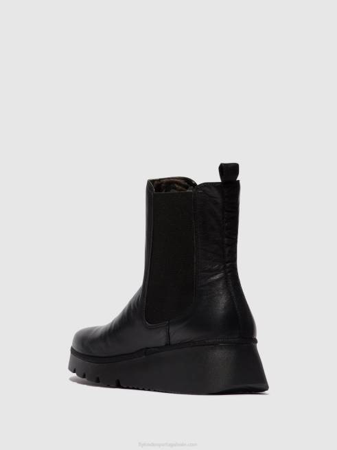 preto L02L9 Botins chelsea paty405 Fly London mulheres