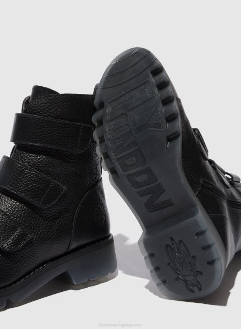 rio preto L02L189 botins de velcro rach790 Fly London mulheres