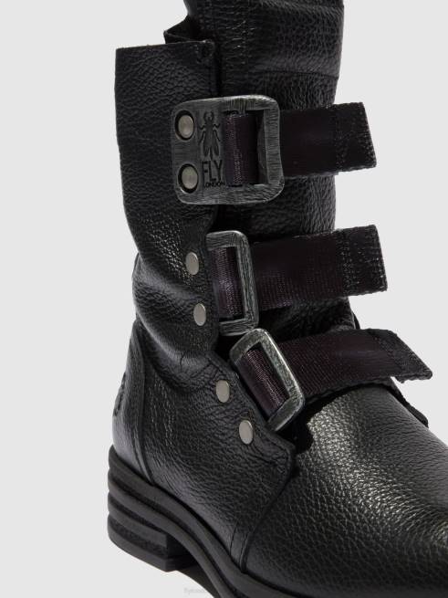 rio preto L02L238 botins de fivela kiff682 Fly London mulheres