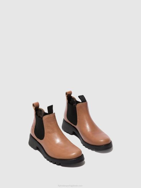 rosa (sola preta) L02L121 botas chelsea rika894 Fly London mulheres