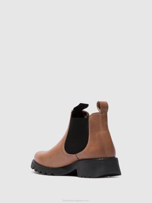 rosa (sola preta) L02L121 botas chelsea rika894 Fly London mulheres