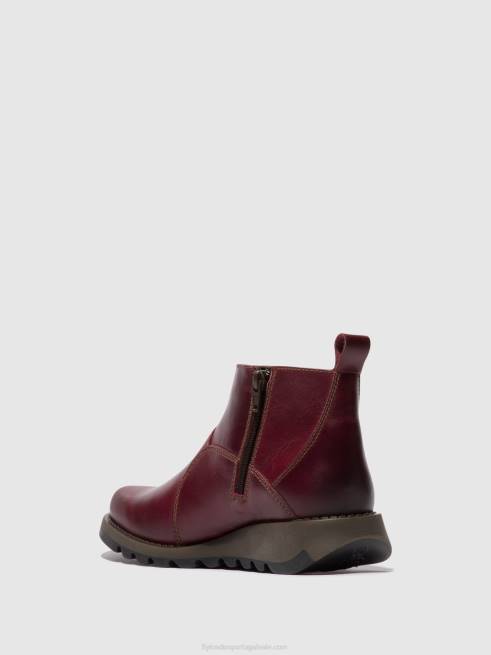 roxo L02L46 botins com fecho de correr sely918 Fly London mulheres