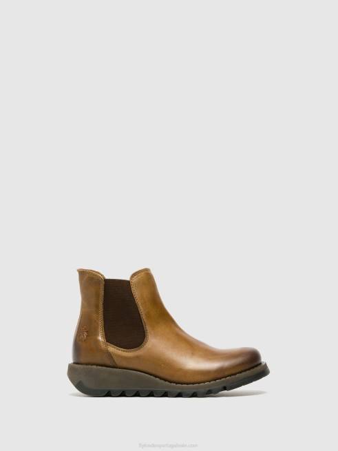 salv camelo L02L273 botins chelsea Fly London mulheres