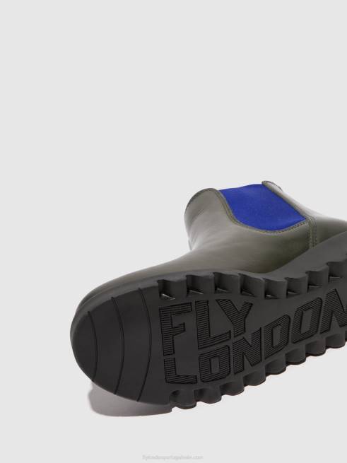 salv diesel (elástico azul) L02L118 botins chelsea Fly London mulheres