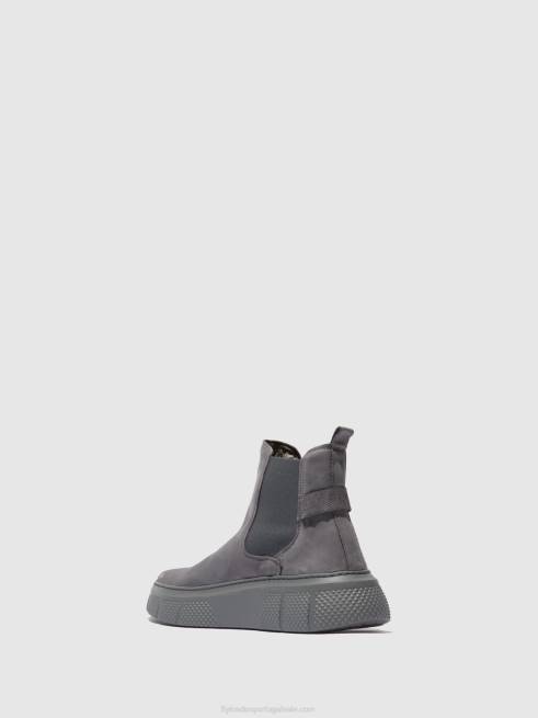 sorano azul cinza L02L237 bota chelsea ebbe479 Fly London mulheres