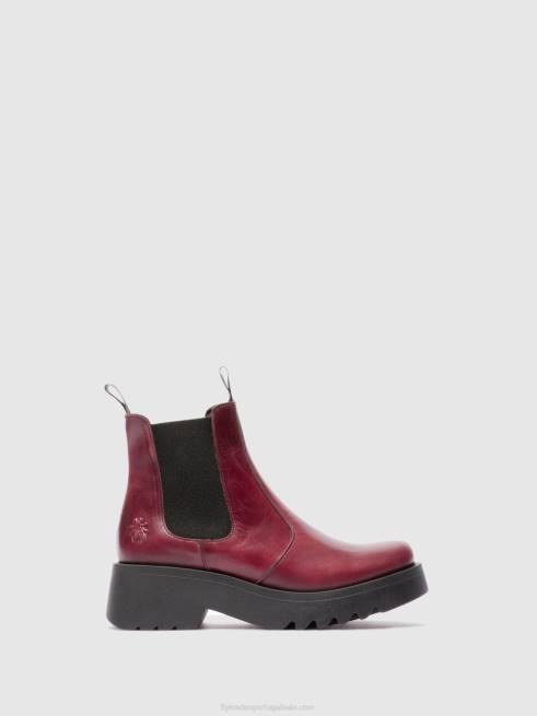 tapete roxo L02L223 chelsea botins medi789 Fly London mulheres