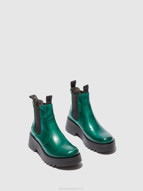 tapete trevo verde L02L224 chelsea botins medi789 Fly London mulheres