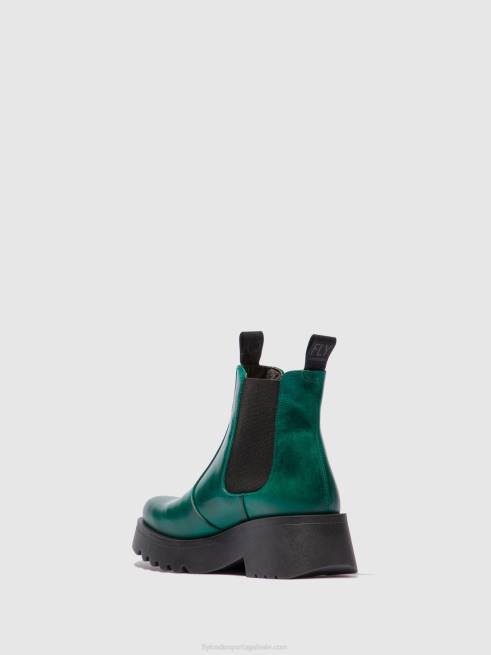 tapete trevo verde L02L224 chelsea botins medi789 Fly London mulheres