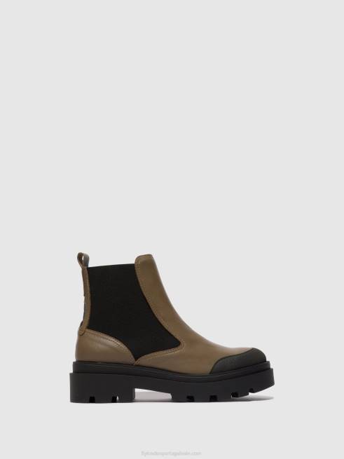 taupe L02L133 bota chelsea jeba879 Fly London mulheres