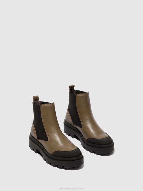 taupe L02L133 bota chelsea jeba879 Fly London mulheres