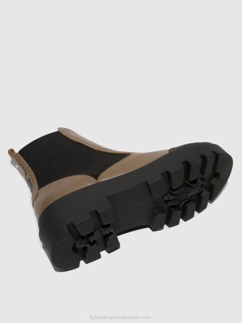 taupe L02L133 bota chelsea jeba879 Fly London mulheres