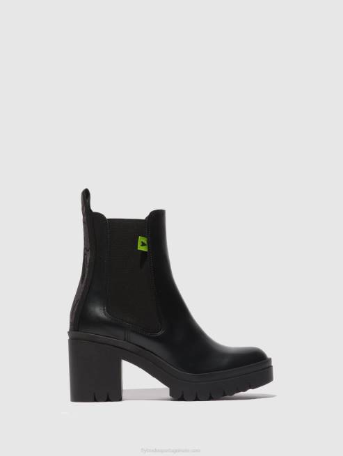 tunder black L02L164 Botins chelsea taje883 Fly London mulheres