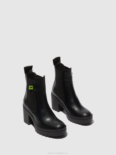 tunder black L02L164 Botins chelsea taje883 Fly London mulheres