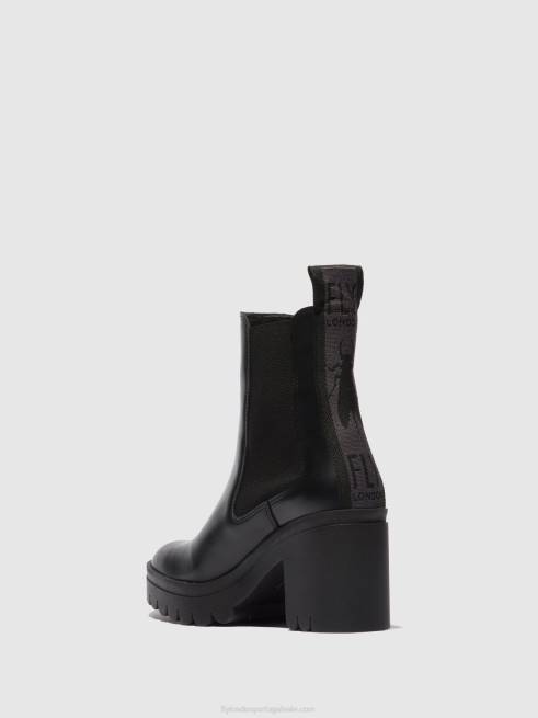 tunder black L02L164 Botins chelsea taje883 Fly London mulheres