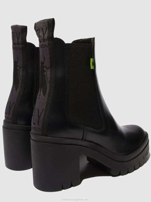 tunder black L02L164 Botins chelsea taje883 Fly London mulheres