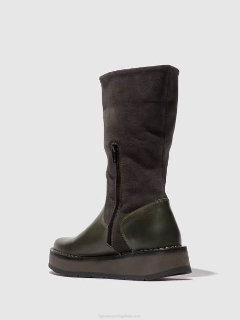 diesel (rosa) L02L298 botas com zíper regra083 Fly London mulheres