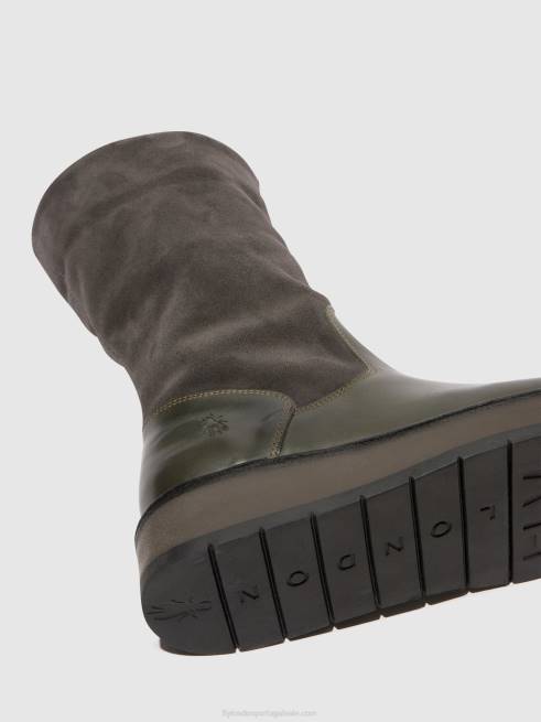 diesel (rosa) L02L298 botas com zíper regra083 Fly London mulheres