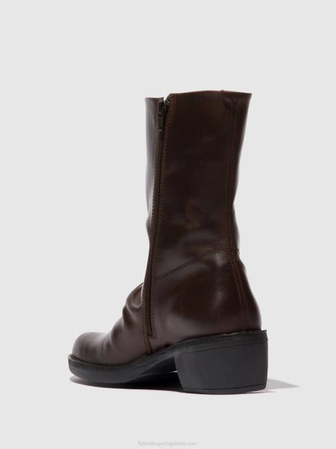 dk.brown/expresso L02L301 botas com zíper mecy092 Fly London mulheres