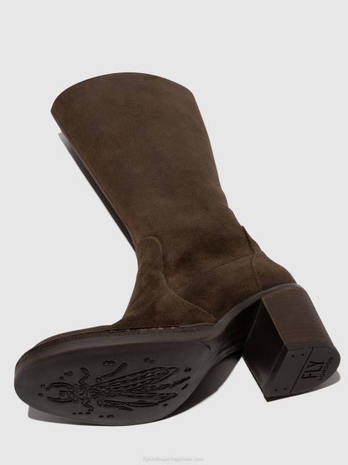 expresso L02L306 botas com zíper balo096 Fly London mulheres