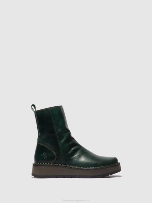 gasolina L02L292 botas com zíper reno053 Fly London mulheres