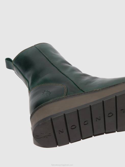 gasolina L02L292 botas com zíper reno053 Fly London mulheres