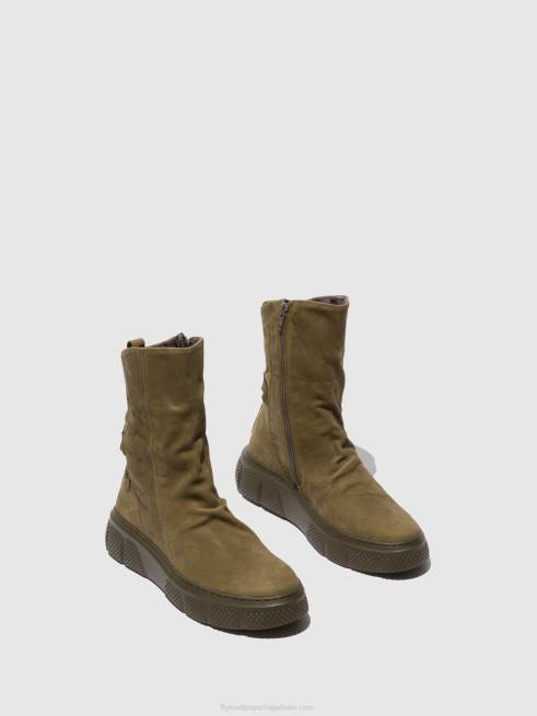 militar sorano L02L324 botas com zíper esen485 Fly London mulheres