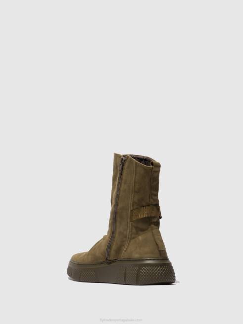 militar sorano L02L324 botas com zíper esen485 Fly London mulheres
