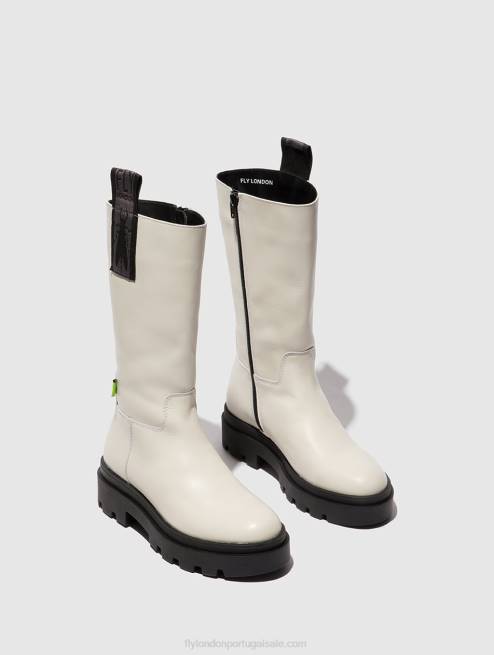 naomi offwhite L02L311 botas com zíper jalo882 Fly London mulheres