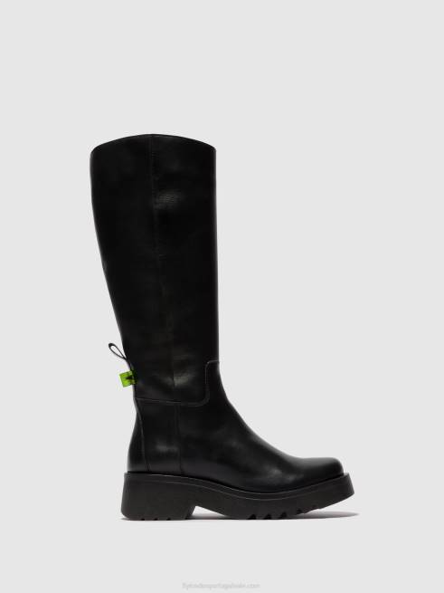 preto L02L302 botas com zíper mynt908 Fly London mulheres